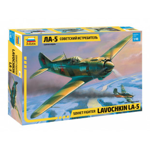 Chasseur Soviétique WW2 LAVOCHKIN LA-5 maquette 1/48 ZVEZDA