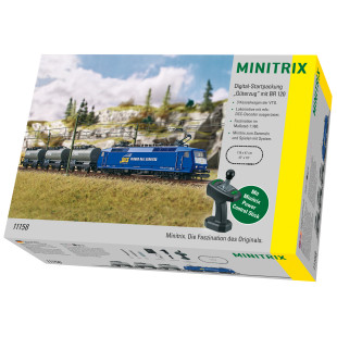Coffret départ Digital "Marchandises" 1/160 N TRIX minitrix