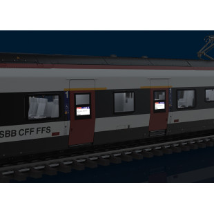 Autorail électrique Voitures de complément coffret 1 RABe 501 Giruno SBB CFF 1/87 HO MARKLIN