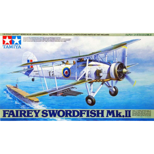 Fairey SWORDFISH Mk.II 1/48 maquette TAMIYA