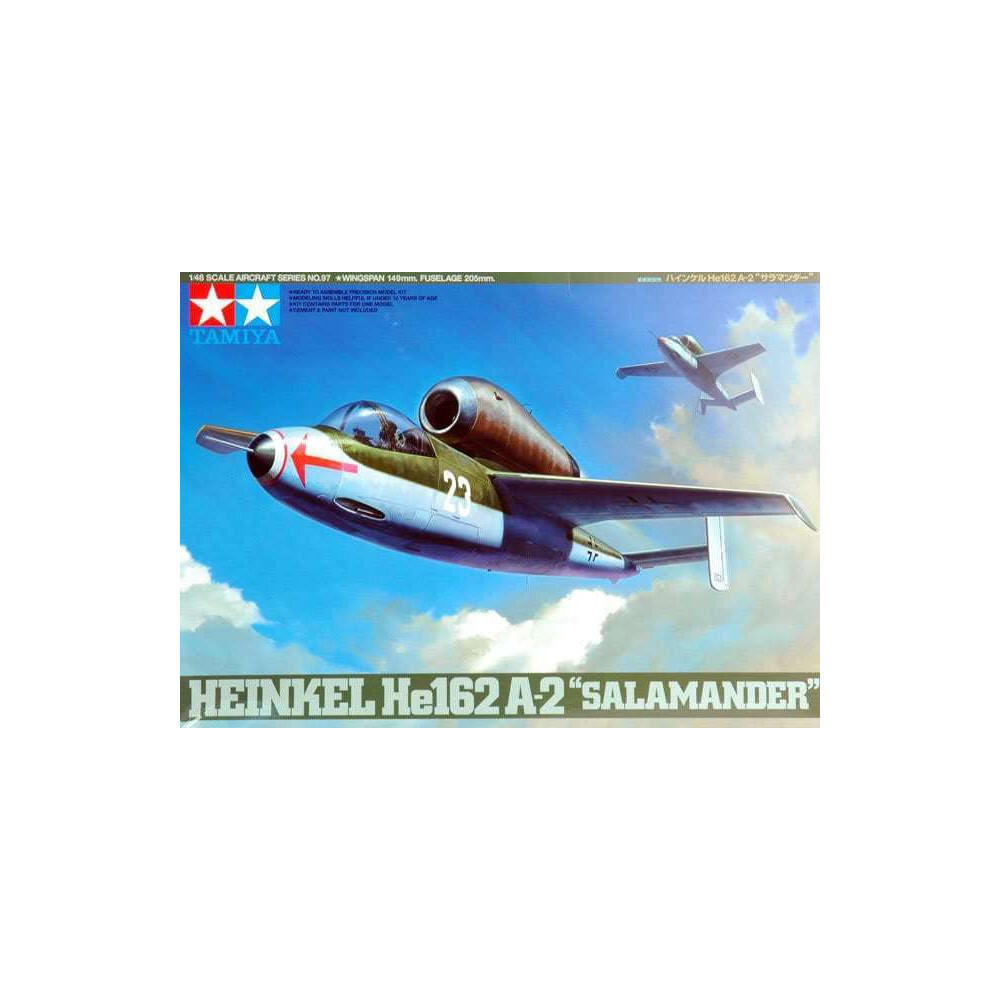 Heinkel He 162 A-2 SALAMANDER 1/48ème - TAMIYA
