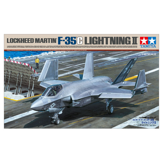 Lockheed Martin F-35 C Lightning II US Navy 1/48 maquette TAMIYA