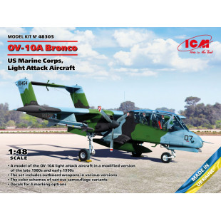 Avion US Marine Bronco OV-10A maquette 1/48 ICM