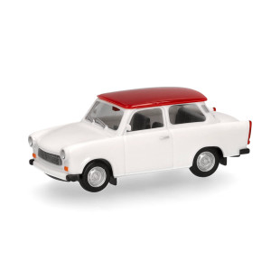 Trabant 601 limousine blanc et rouge 1/87 HERPA