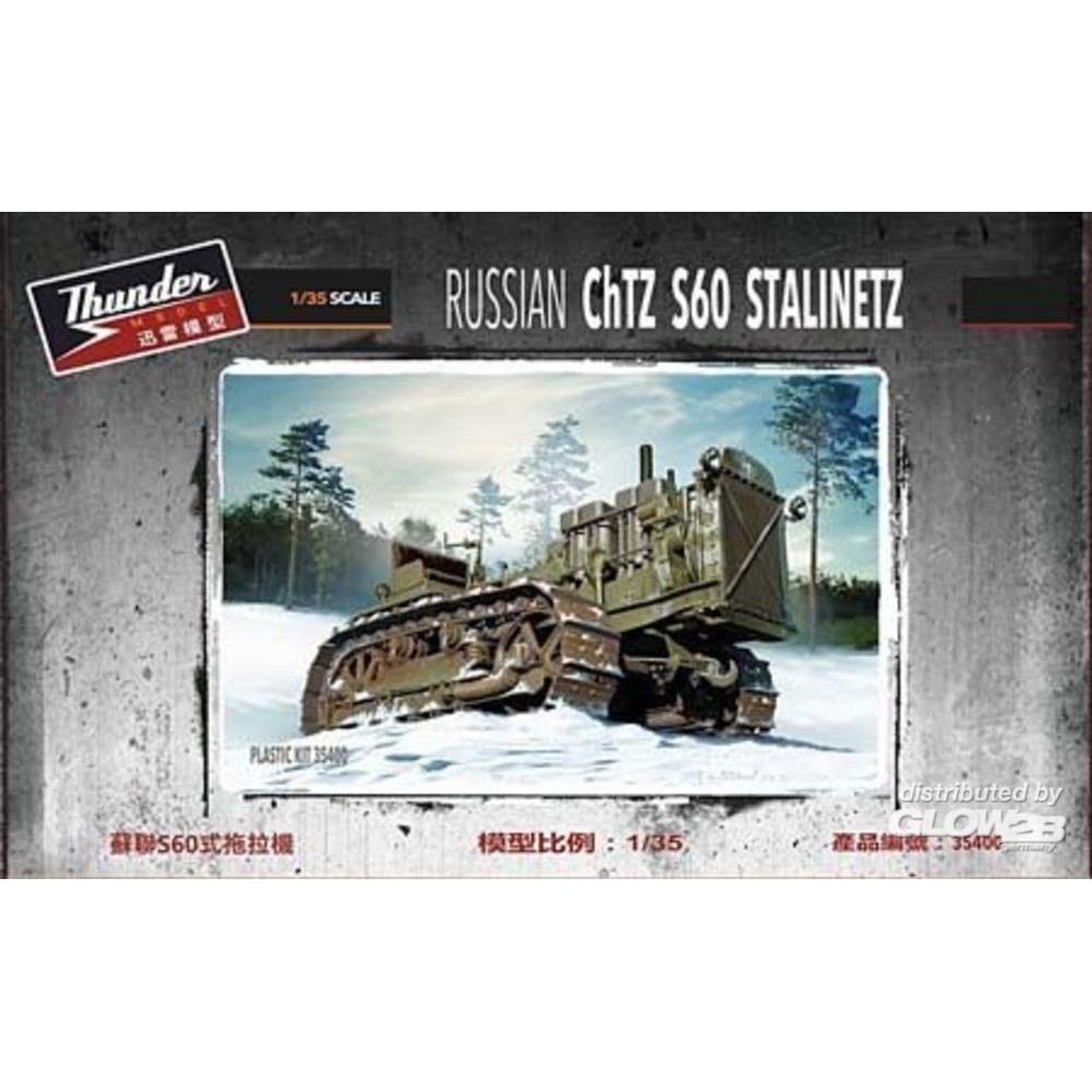 Tracteur russe chenillé ChTZ s60 Stalinetz 1/35 THUNDER MODEL
