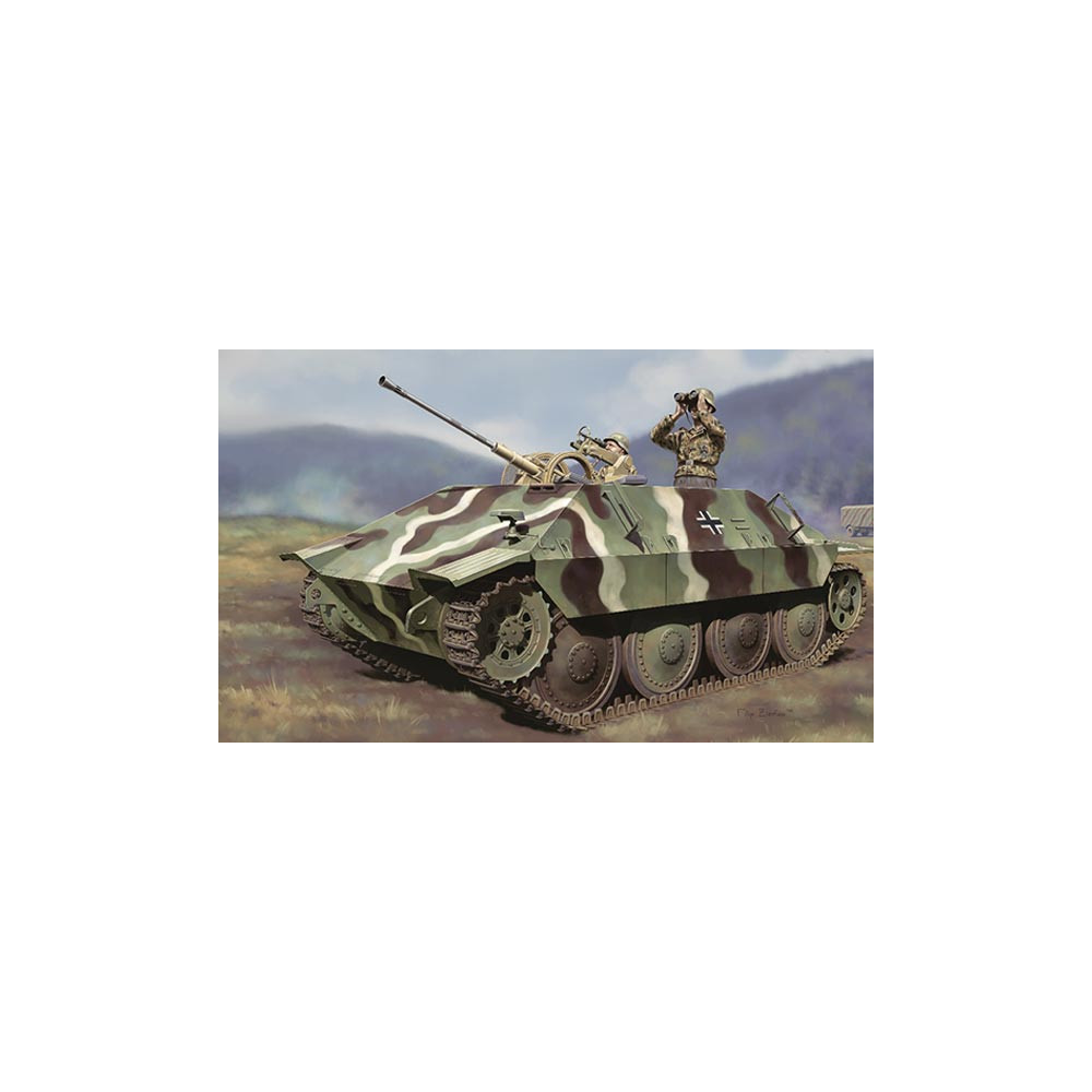 HETZER 38 (T) + figurines maquette 1/35 DRAGON