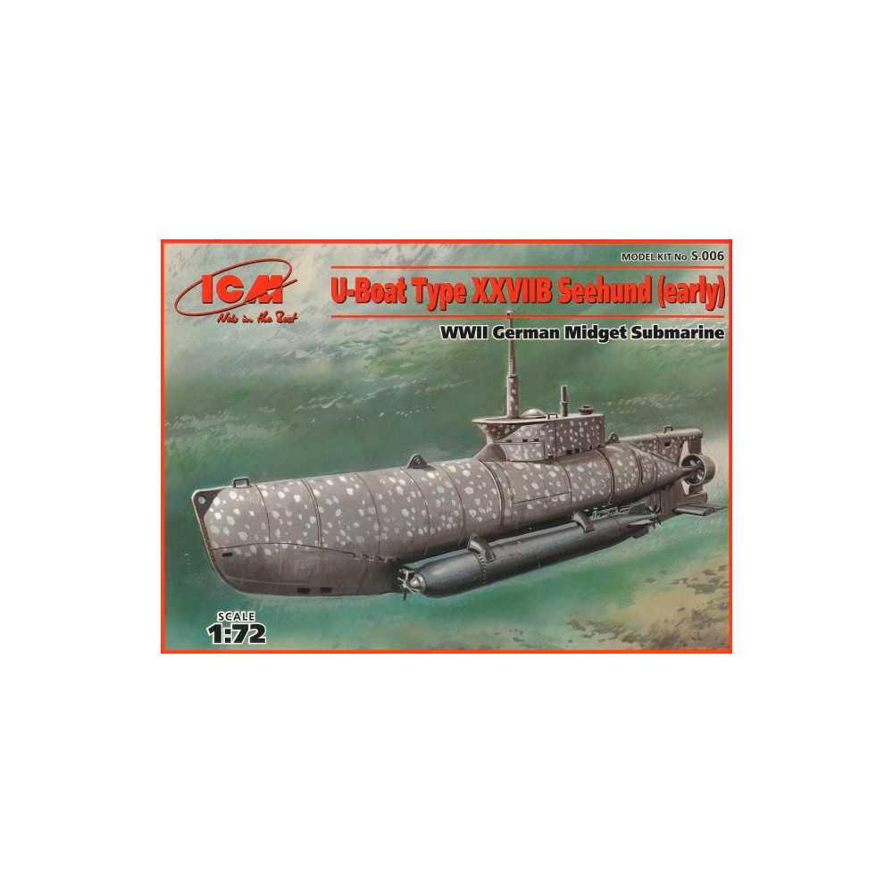 SOUS MARIN U BOAT XXVIIIB seehund 1/72 ICM