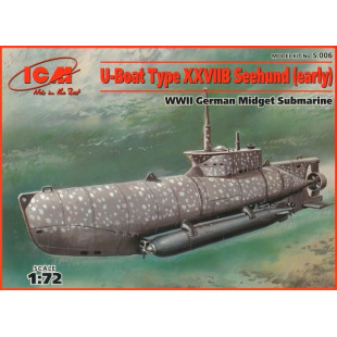 SOUS MARIN U BOAT XXVIIIB seehund 1/72 ICM