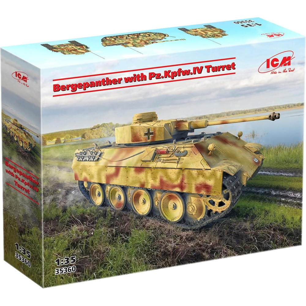Bergepanter avec Pz.KPF Turret 1/35  ICM