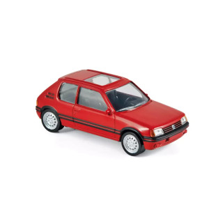 Peugeot 205 GTi 1986 rouge vallelunga 1/43 NOREV jet car
