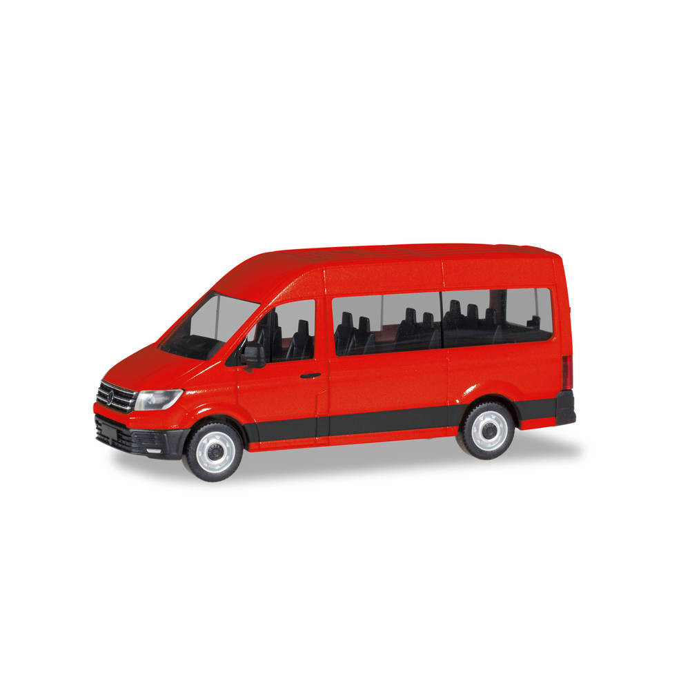 Crafter bus toit surélevé rouge 1/87 Herpa
