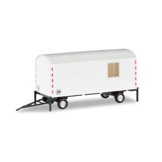 Remorque de chantier 1/87 Herpa