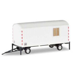 Remorque de chantier 1/87 Herpa