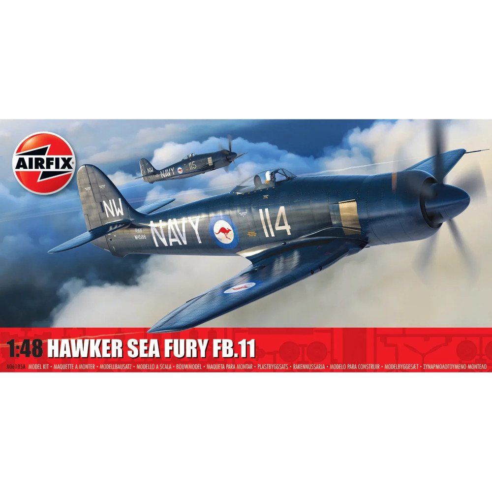 Hawker SEA FURY FB11maquette 1/48 AIRFIX