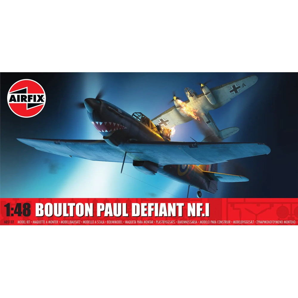 Boulton Paul  Defiant NF1 avion GB WW2 maquette 1/48 AIRFIX