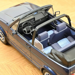 VW GOLF CABRIOLET QUARTETT 1992 BLEU INCA 1/18 NOREV