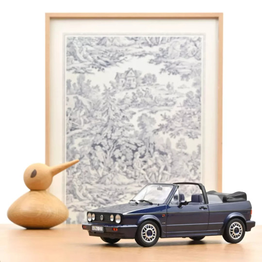 VW GOLF CABRIOLET QUARTETT 1992 BLEU INCA 1/18 NOREV