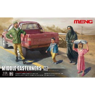 4 FIGURINES CIVILES MOYEN ORIENT 1/35 MENG