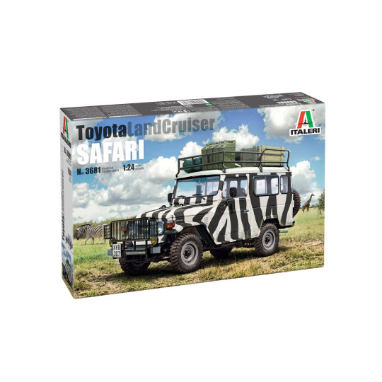 Voiture TOYOTA LAND CRUISER Safari maquette  1/35 ITALERI
