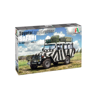 Voiture TOYOTA LAND CRUISER Safari maquette  1/35 ITALERI