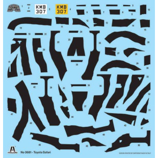 Voiture TOYOTA LAND CRUISER Safari maquette  1/35 ITALERI