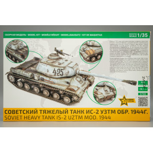 Char tank russe WW2 IS-2 Stalin Soviet UZTM 1945 maquette 1/35 ZVEZDA