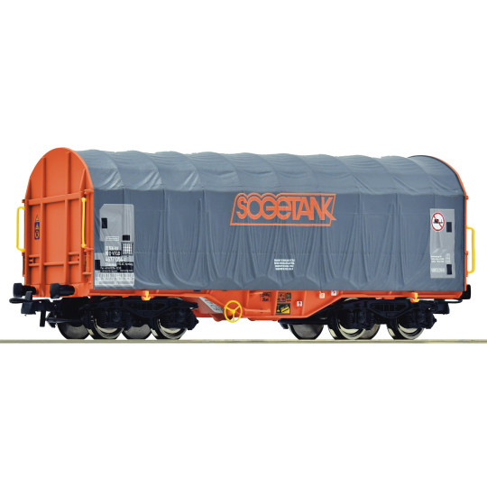 Wagon bogies bache SOGETANK  1/87 HO ROCO