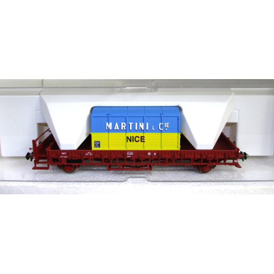 Wagon PLAT essieux SNCF...