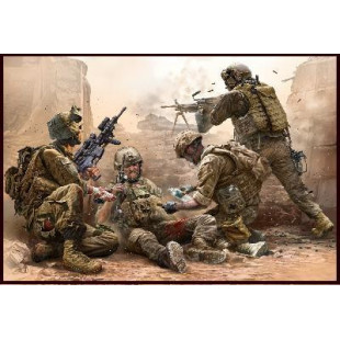 UNDER FIRE  INFANTERIE US IRAK 2010 1/35 MASTER BOX