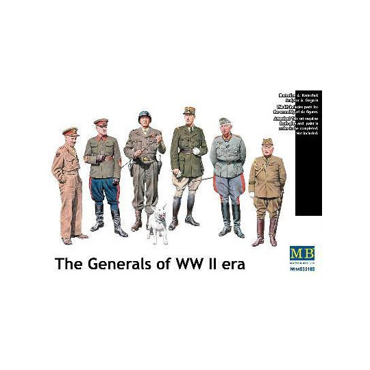 LES GENERAUX WWII 1/35 MASTER BOX