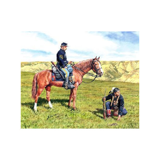 US CIVIL WAR SERIES YANKEE SCOUT&TRACKER 1/35 MB