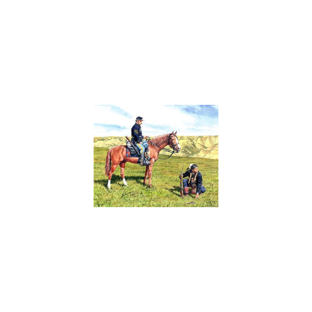 US CIVIL WAR SERIES YANKEE SCOUT&TRACKER 1/35 MB
