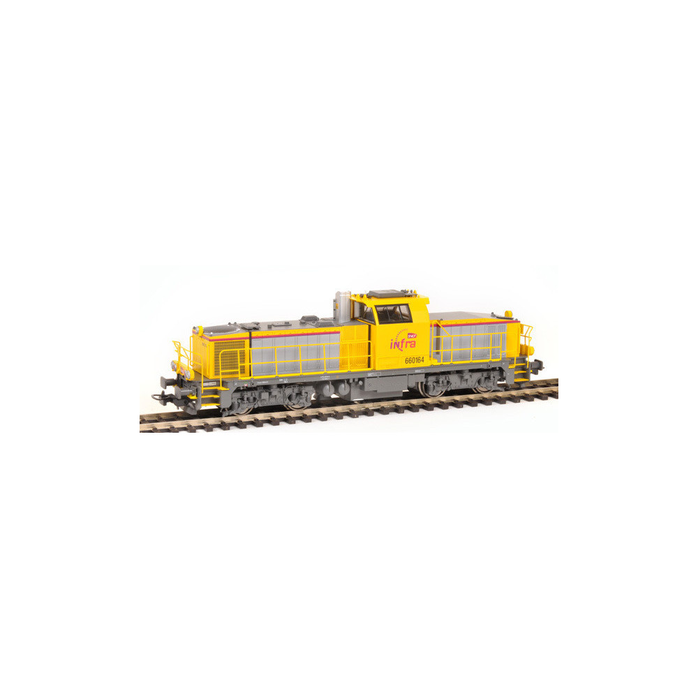 LOCOMOTIVE DIESEL DIGITAL SON SNCF INFRA BB 60000 HO 1/87 PIKO EXPERT