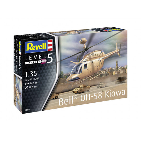HELICOPT Bell OH-58 Kiowa 1/35 REVELL