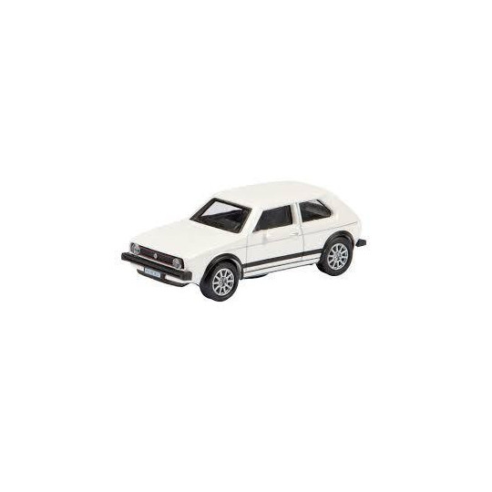 VOLKSWAGEN GOLF GTI BLANCHE 1/87 SCHUCO