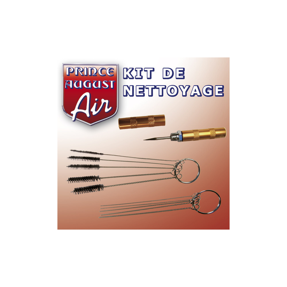 KIT DE NETTOYAGE POUR AEROGRAPHE PRINCE AUGUST