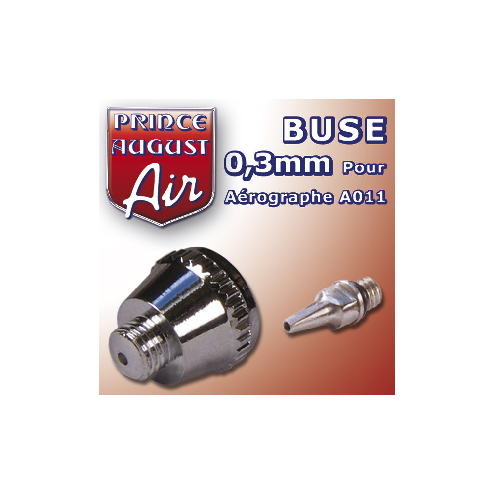 BUSE 0,3 mm POUR AEROGRAPHE A011 PRINCE AUGUST