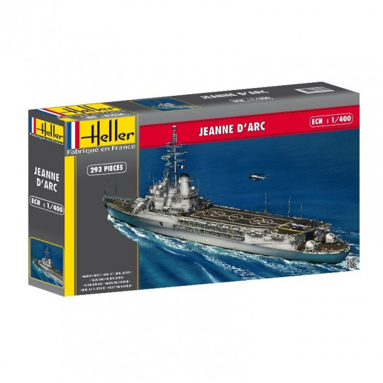 Porte Helicoptere JEANNE D'ARC 1/400 maquette HELLER