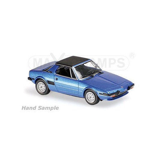 FIAT X1/9 BLEU 1974 1/43 MAXICHAMPS