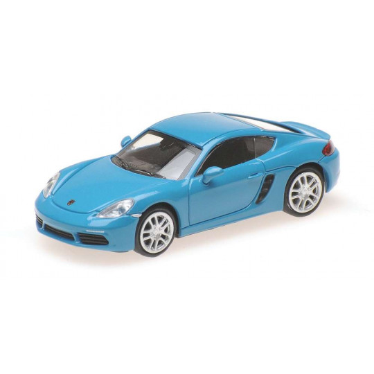 PORSCHE 718 CAYMAN BLEU 1/87 Minichamps