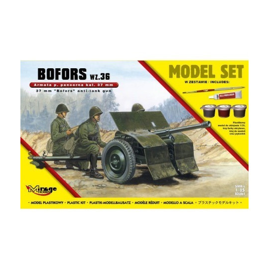 CANON ANTI CHAR " BOFORS" 1/35 MIRAGE HOBBY