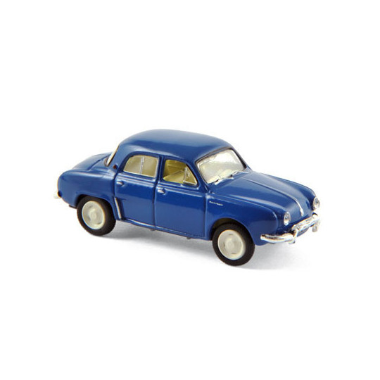 RENAULT DAUPHINE 1956 BLEU MEDITERRANEE 1/87 HO NOREV