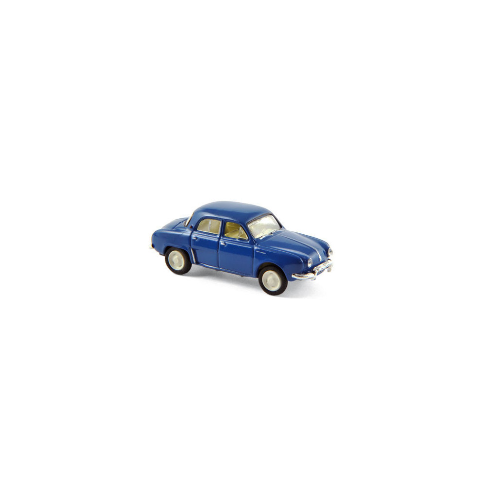 RENAULT DAUPHINE 1956 BLEU MEDITERRANEE 1/87 HO NOREV