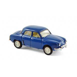 RENAULT DAUPHINE 1956 BLEU MEDITERRANEE 1/87 HO NOREV