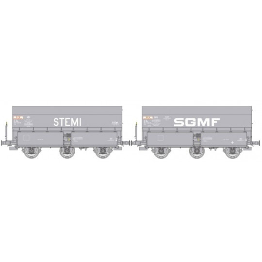 SET 2 WAGONS TREMIE COKE MH 45 Ep.IV STEMI - HO - REE