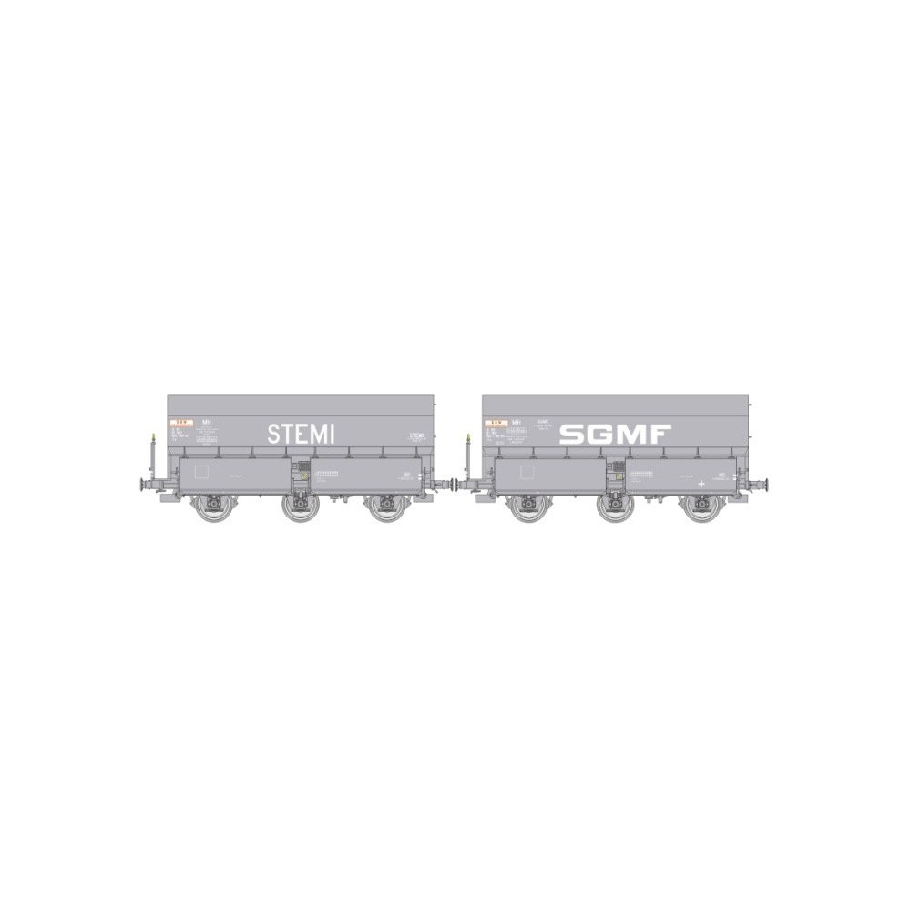 SET 2 WAGONS TREMIE COKE MH 45 Ep.IV STEMI - HO - REE