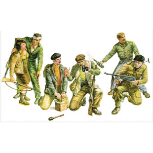 Partisans 6 personnages 1/35 ITALERI