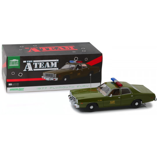 PLYMOUTH US ARMY AGENCE TOUS RISQUES 1/18 GREENLIGHT