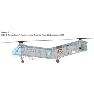 Hélicoptère H-21 Deco FRANCE 1/48 ITALERI