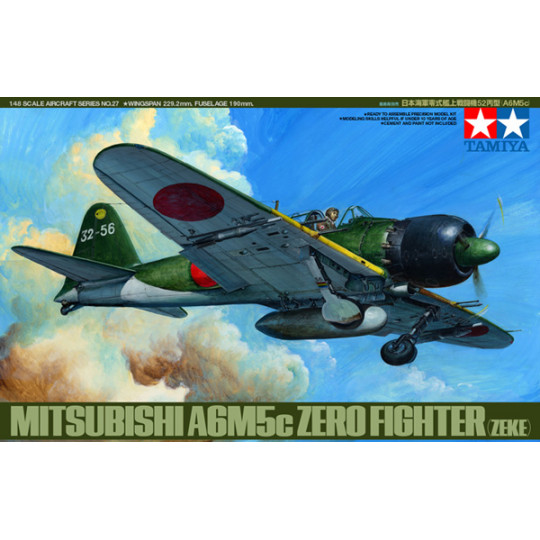 MITSUBISHI A6M5C ZERO FIGHTER ZEKE 1/48 TAMIYA